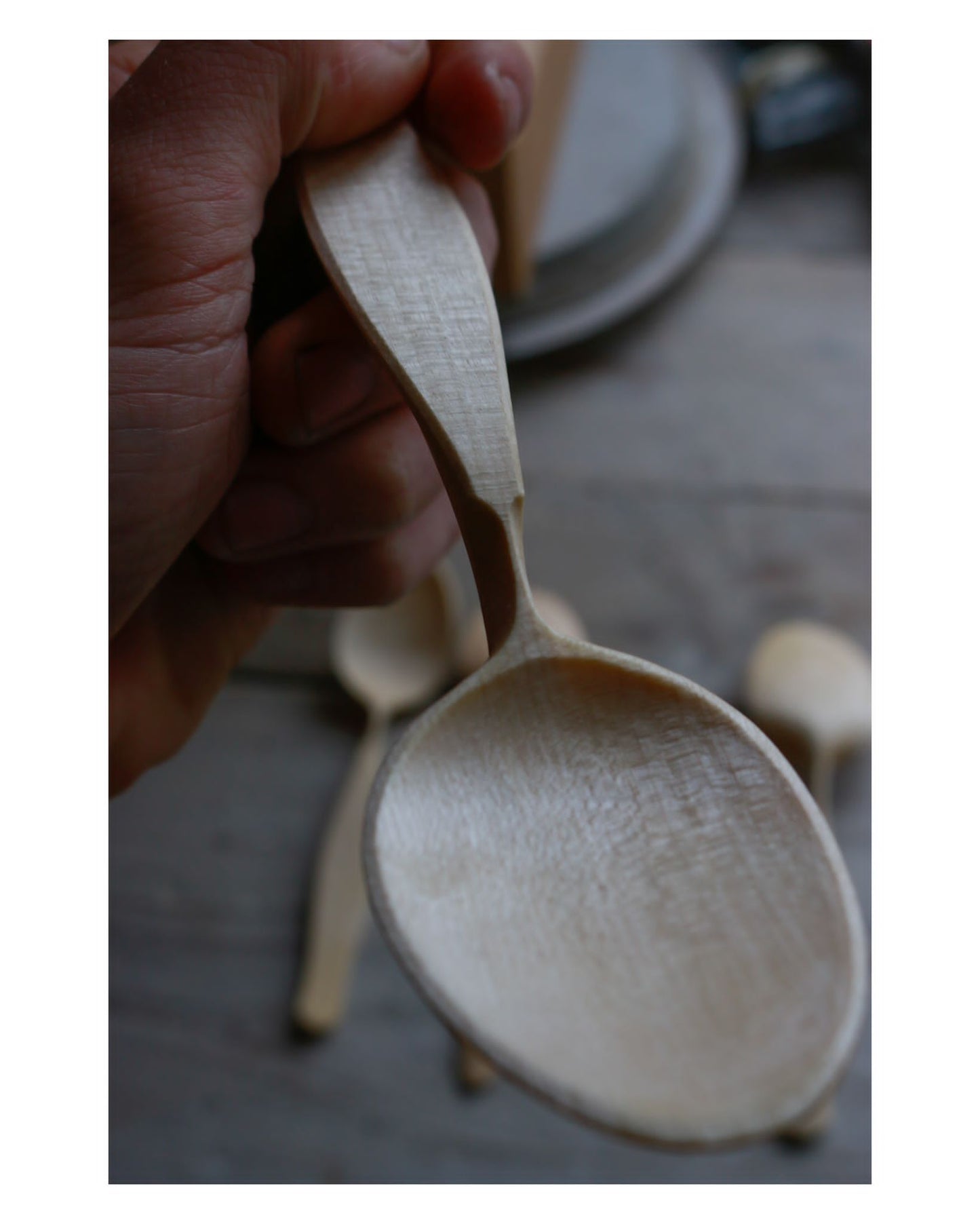 Symmetrical ( ish ) style eating spoon