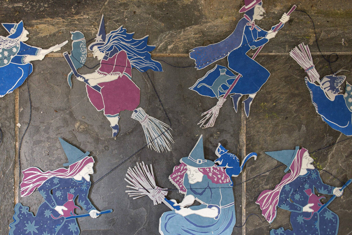 Wicked Witches Sewn Garland