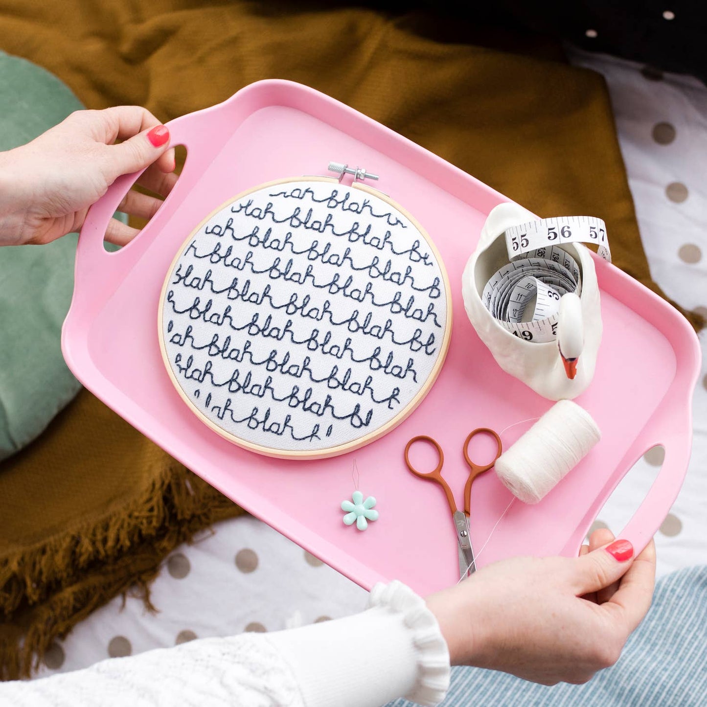 Blah Blah Blah Donna Wilson Embroidery Hoop Kit