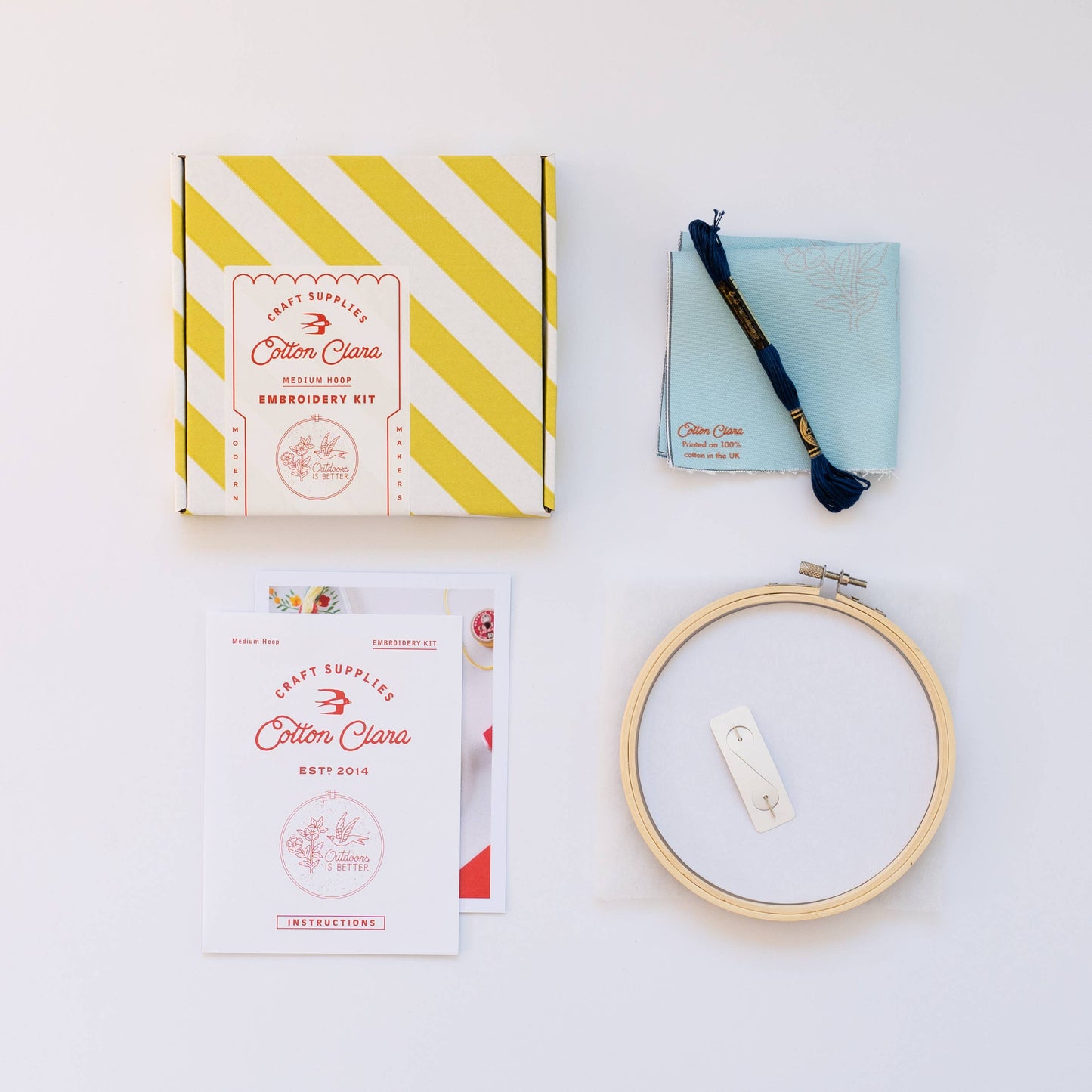 Outdoors Is Better Embroidery Hoop Kit