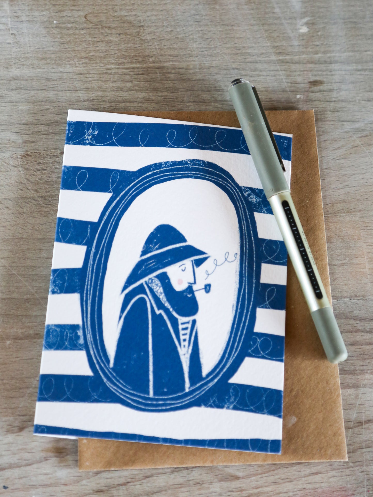 Fisherman - Greeting Card