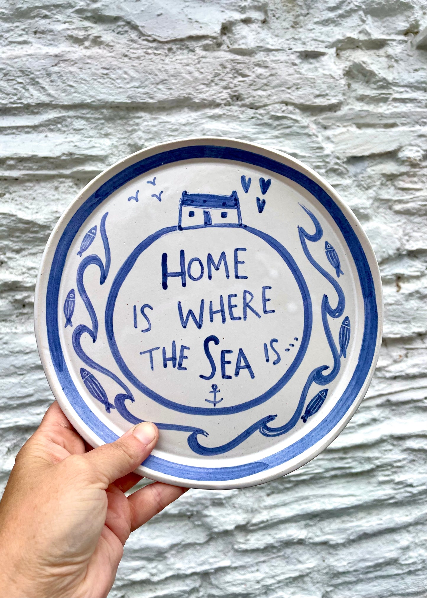 Home Is Where The Sea Is- wall plate