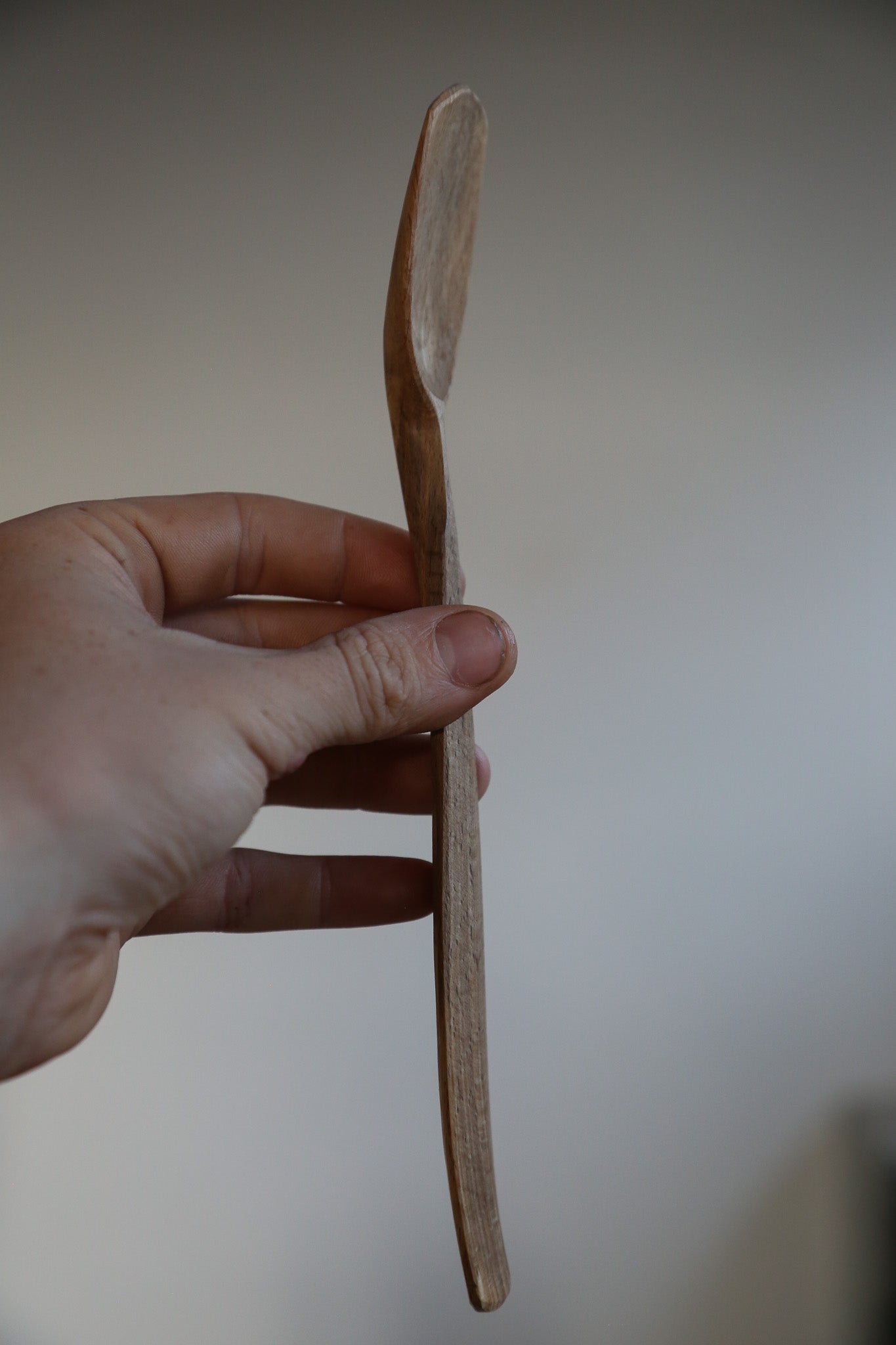 Beech Jar/ Stiring Spoon