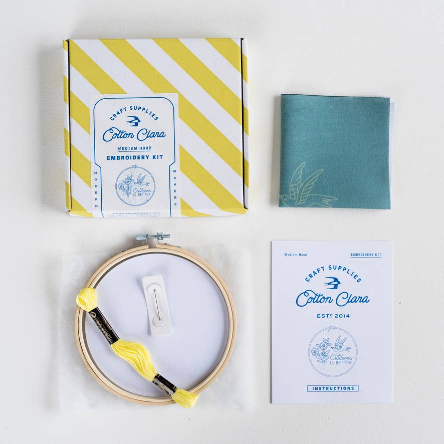 Outdoors Is Better Embroidery Hoop Kit