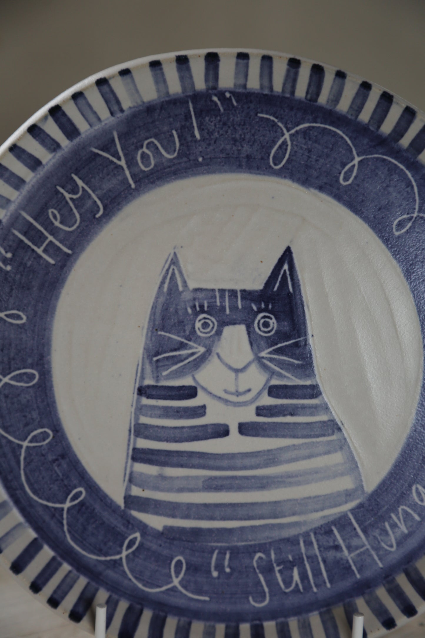 Hey You! Still Hungry! Cat Plate