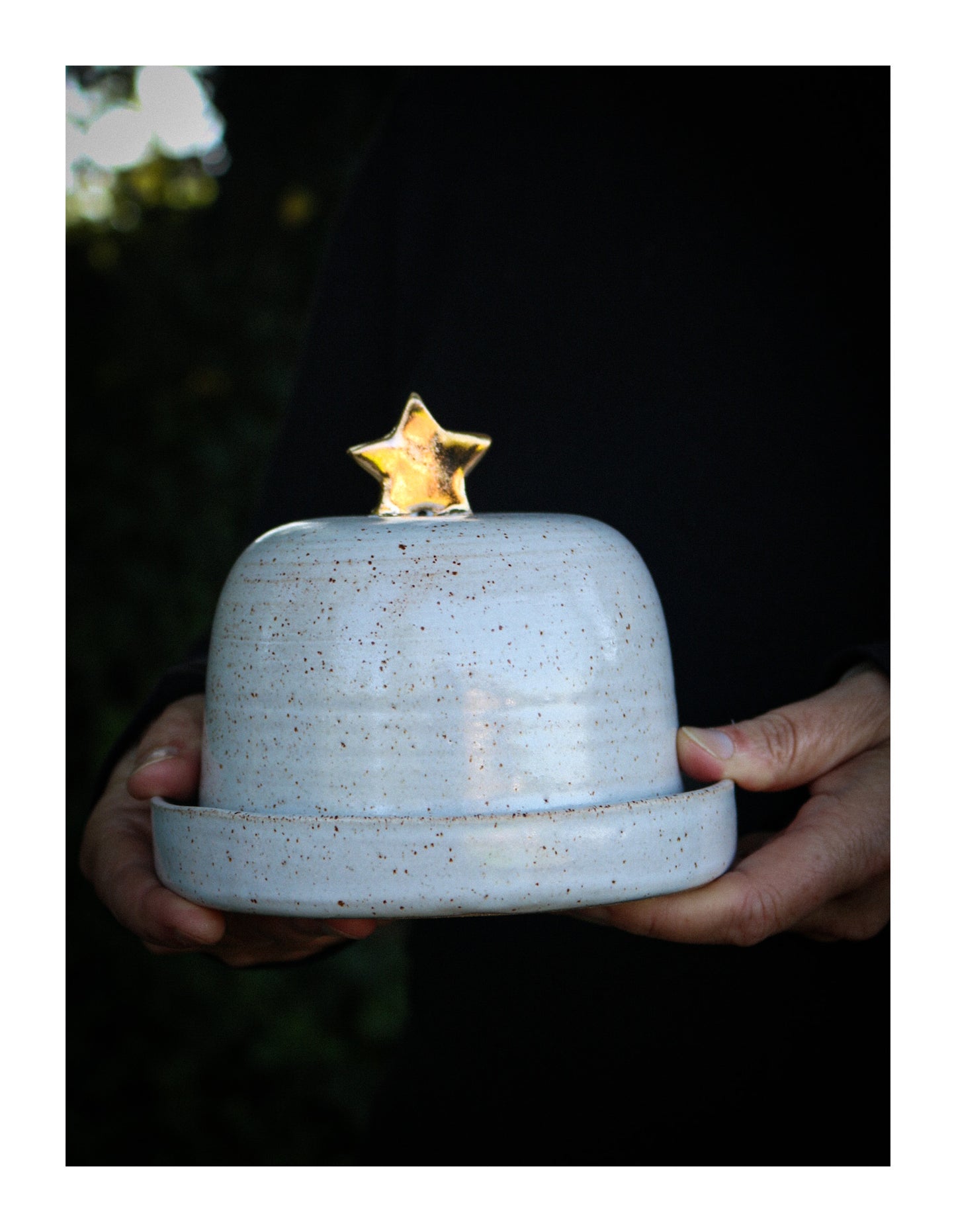 Gold Star Butter Dish