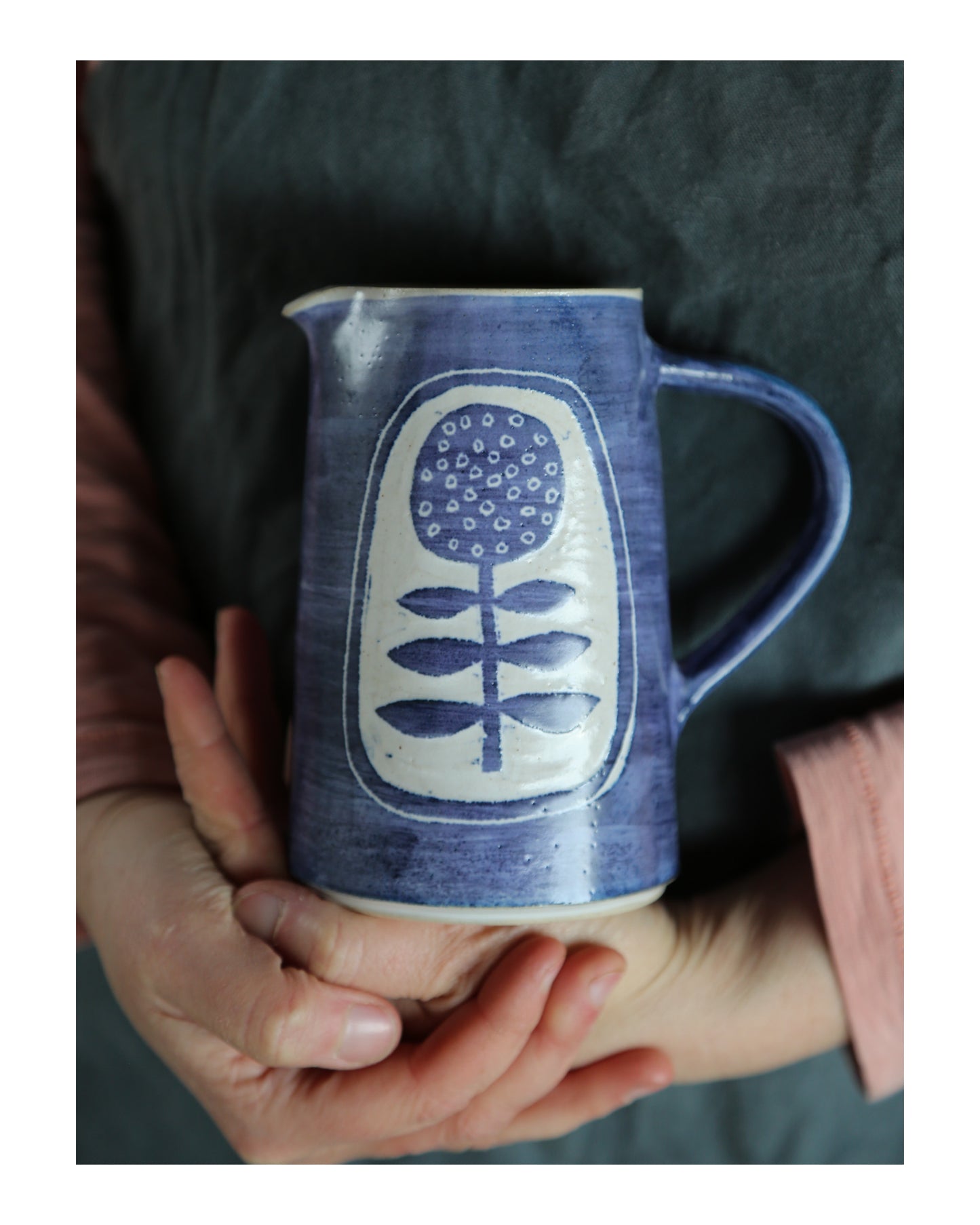 Folk Flower Jug