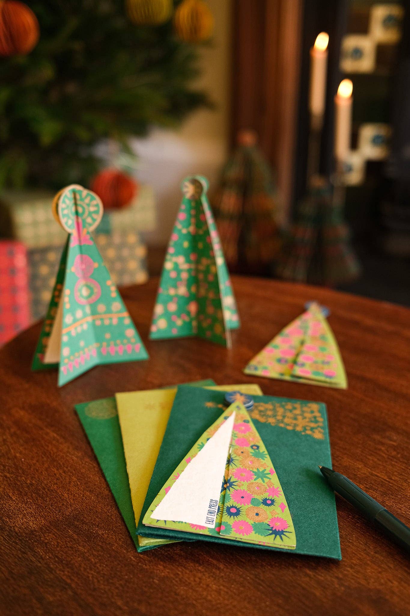 Star Tree Greeting Card