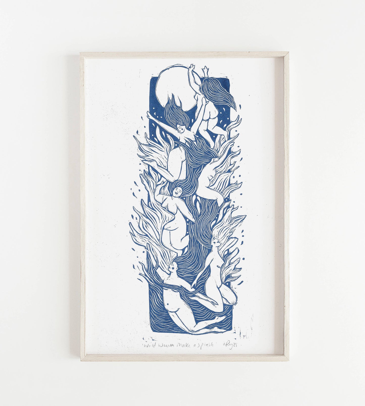 Wild Women Make a Splash riso, swim, dive, sea, joyful