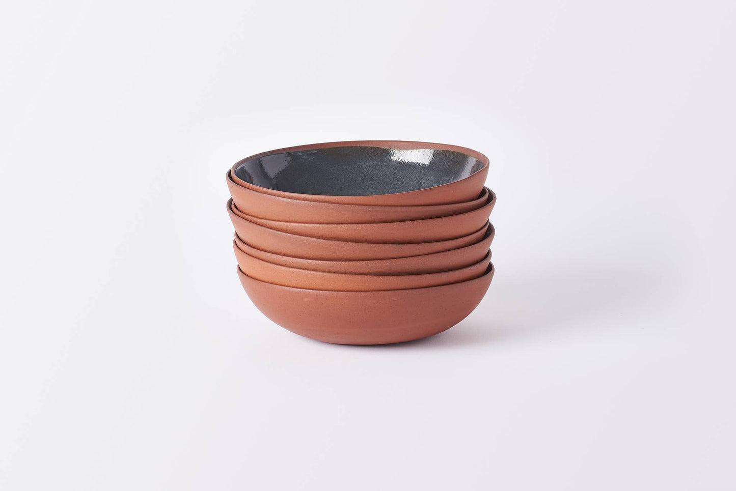 Handmade Modern Rustic Terracotta Large Deep Bowl