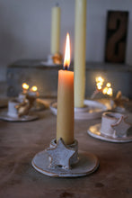 Load image into Gallery viewer, White Star Candle Holder
