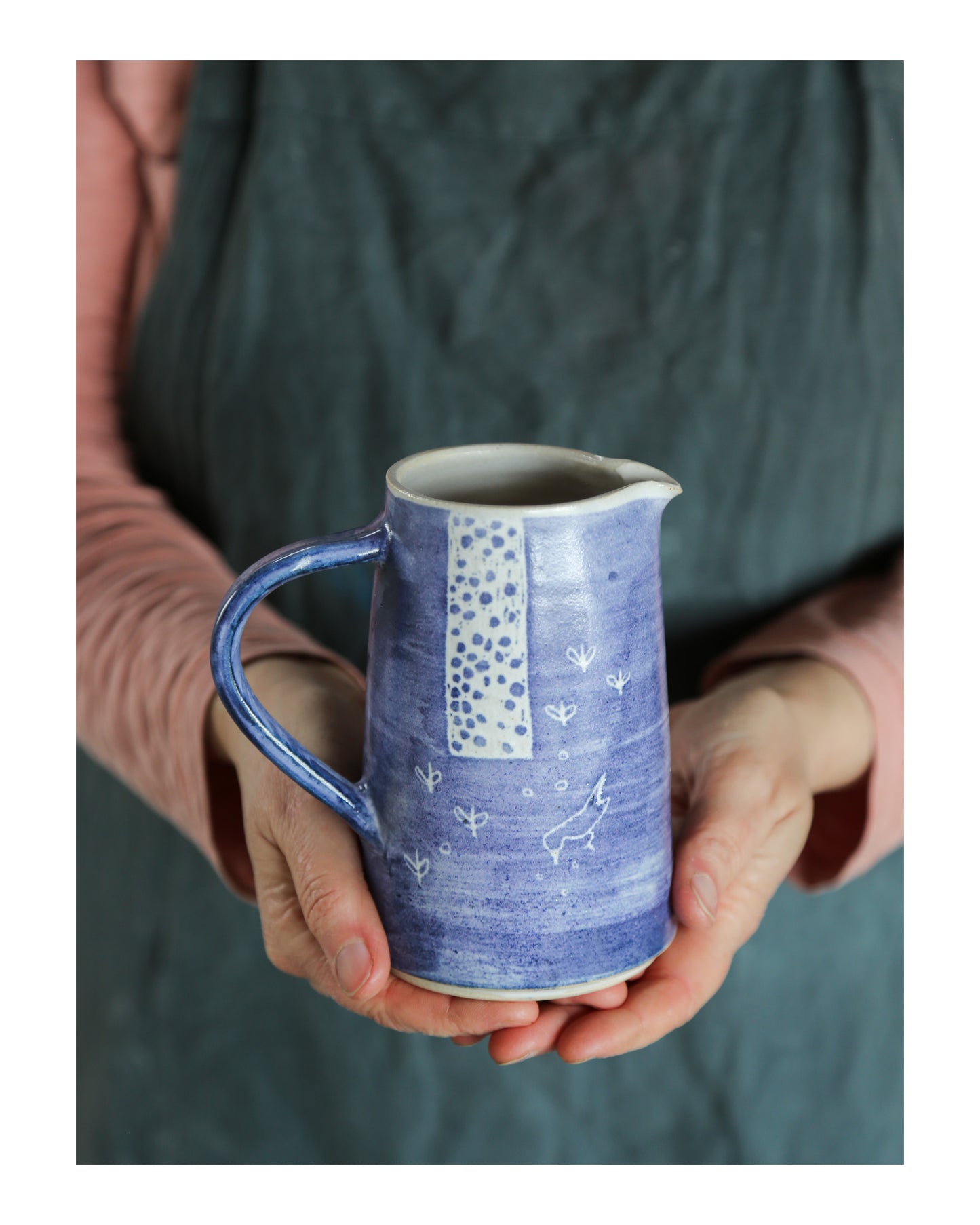 Folk Flower Jug