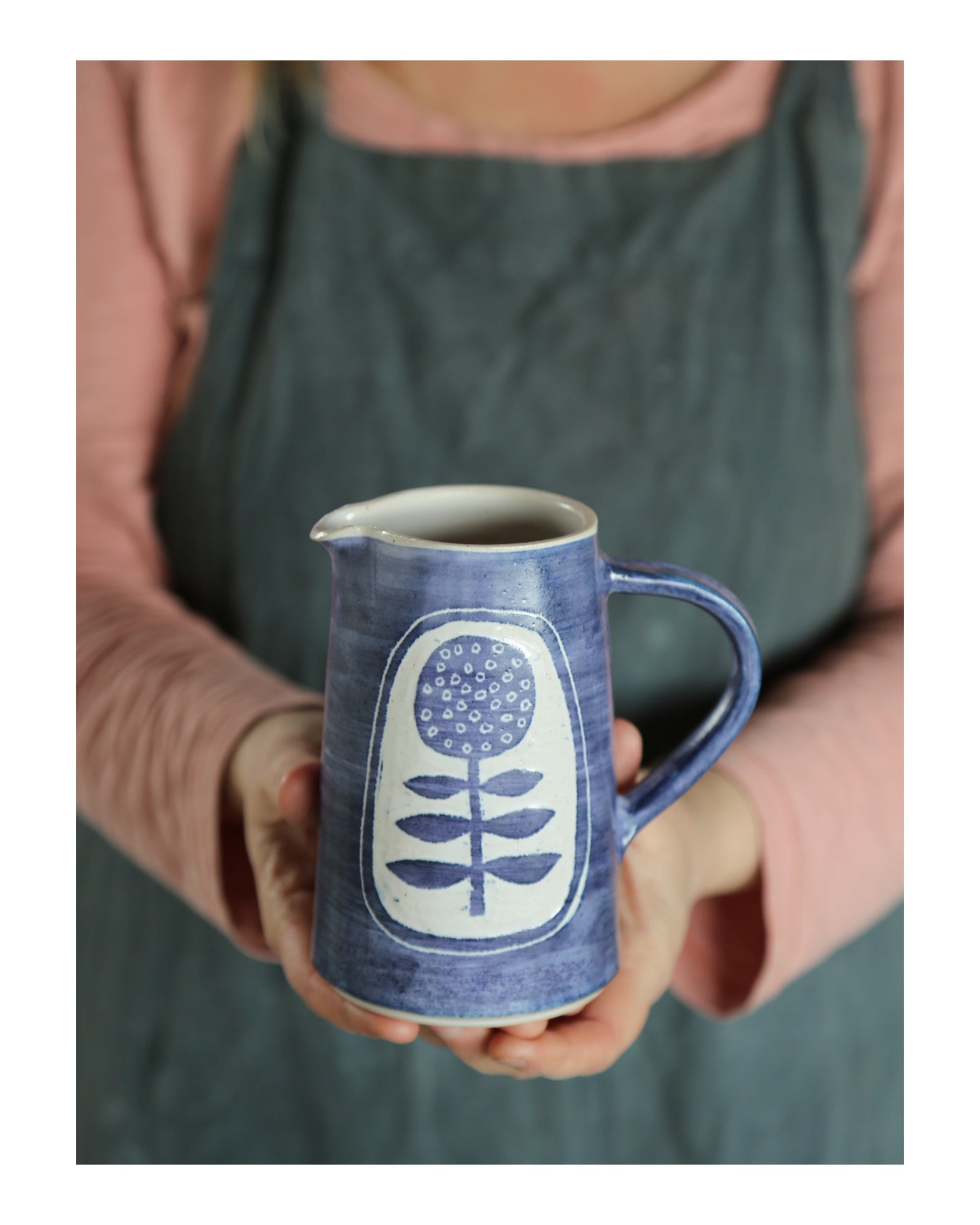 Folk Flower Jug