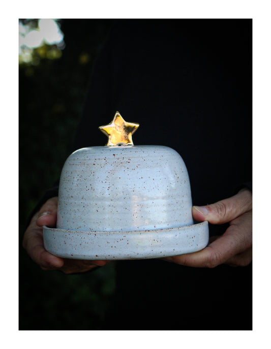 Gold Star Butter Dish