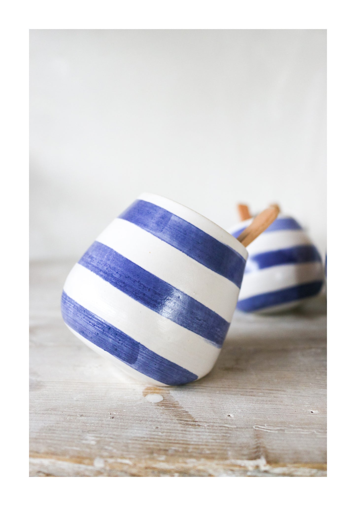 Cornish Stripe Salt Pot