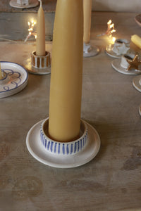 Candle Holder with little stripes