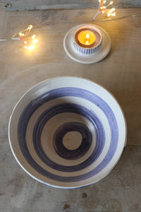 Bold blue & white bowl