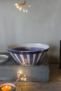 Bold blue & white bowl