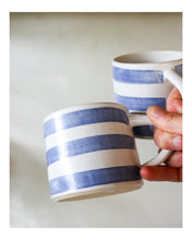 Load image into Gallery viewer, cornish stripe mugs
