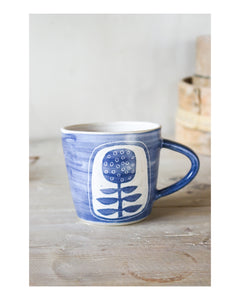 Folk flower mug