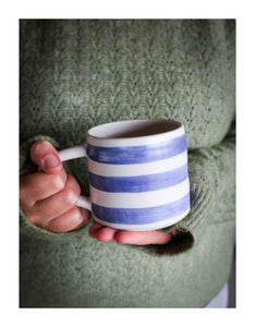 cornish stripe mugs