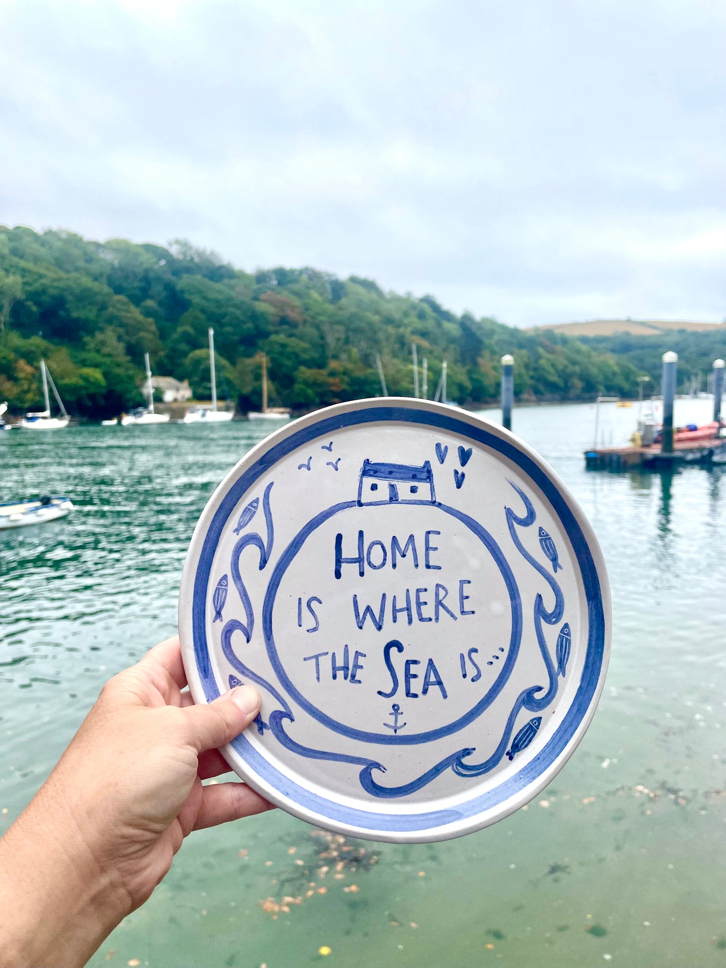 Home Is Where The Sea Is- wall plate