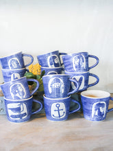 Load image into Gallery viewer, Fisherman Mug- right facing with anchor tattoo
