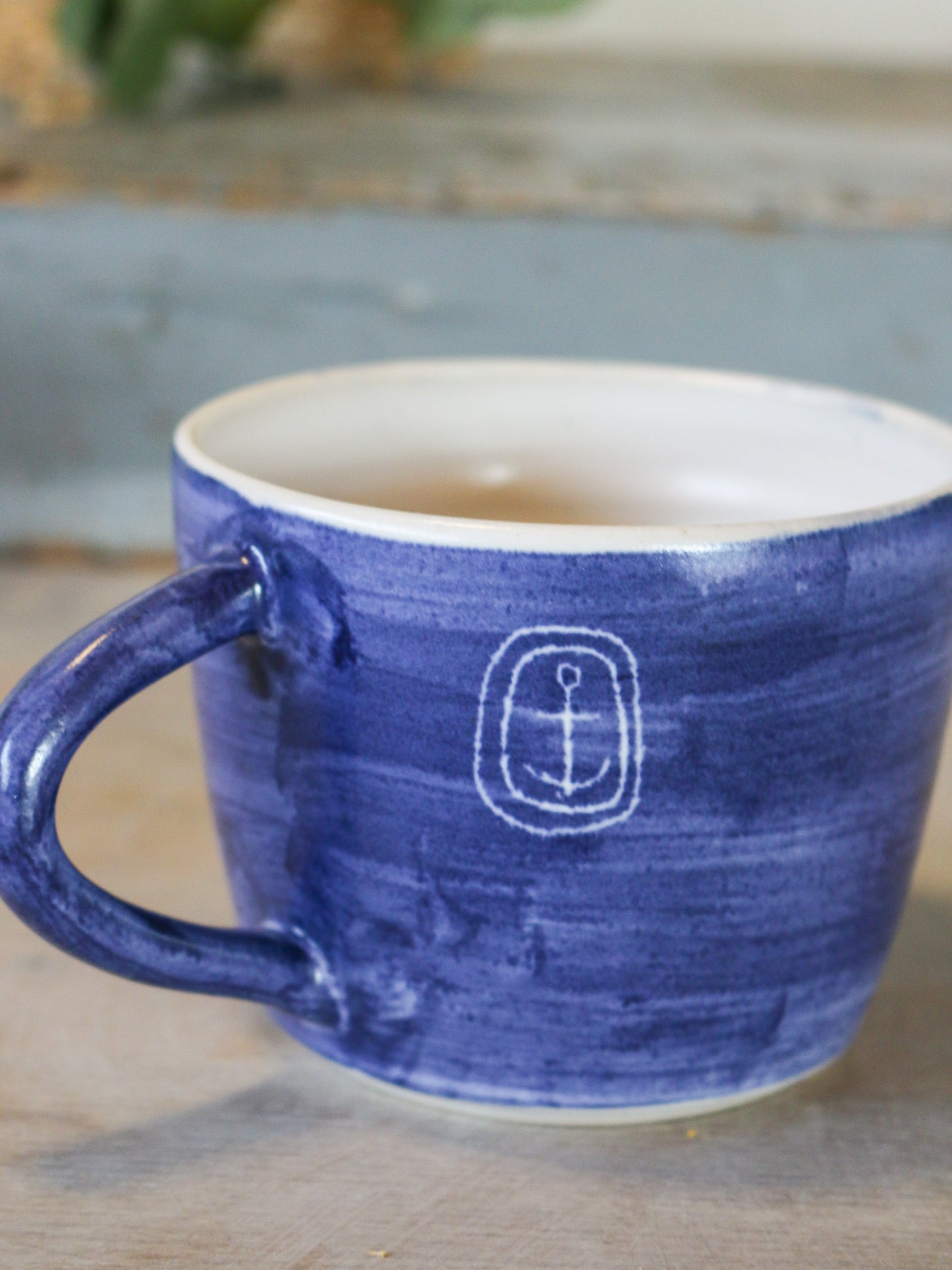 Fisherman Mug - Left facing rosy cheeks