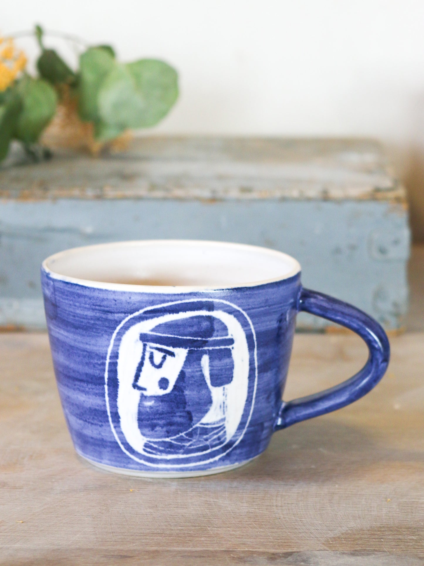 Fisherman Mug - Left facing rosy cheeks