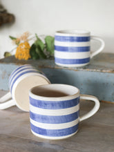Load image into Gallery viewer, cornish stripe mugs
