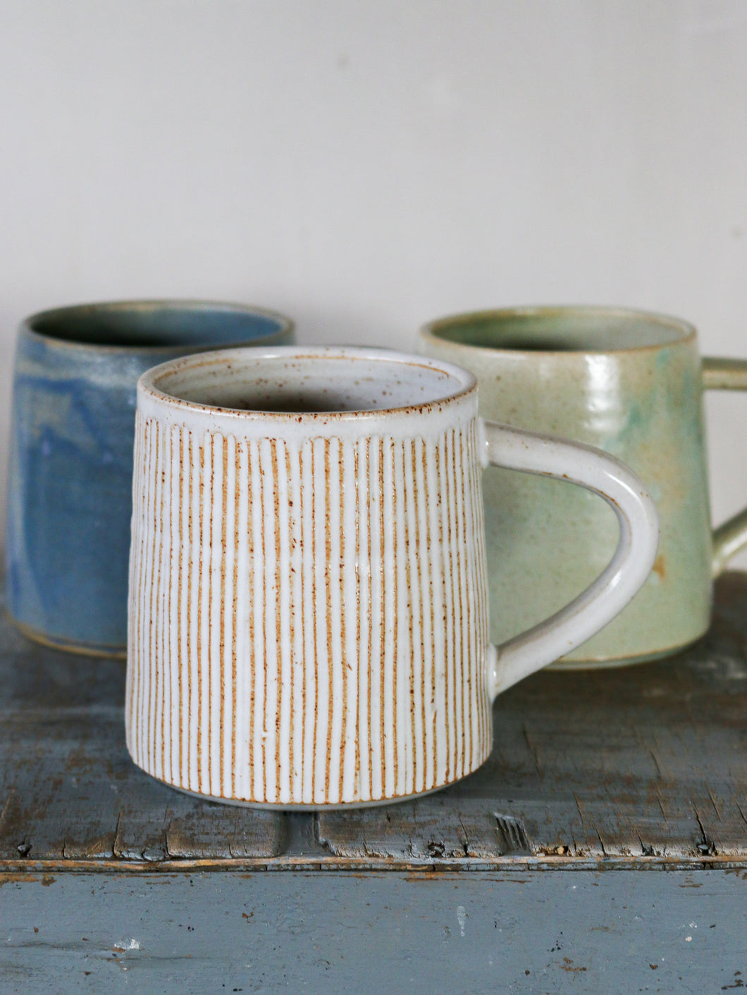Textured White mUG