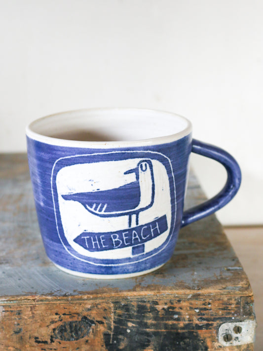 Seagull Mug - to the Beach