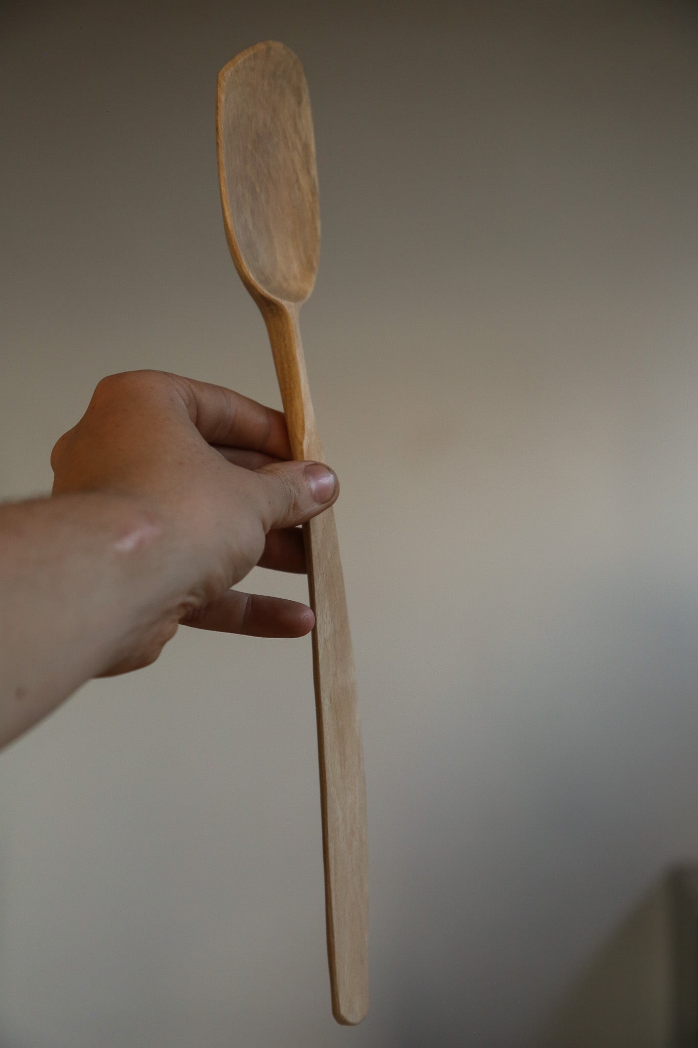 Long Handled Beech Cooking Spoon