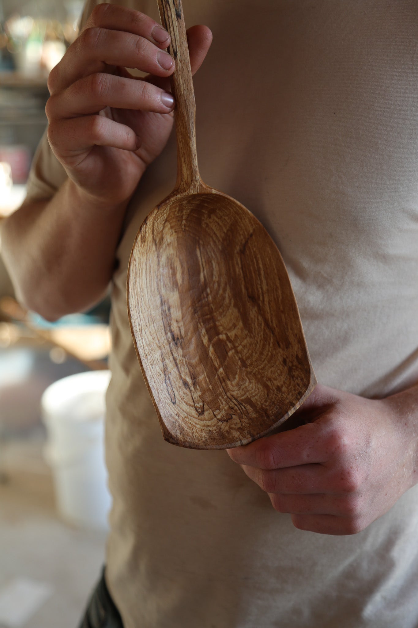 MASSIVE Spalted Beech Ladle
