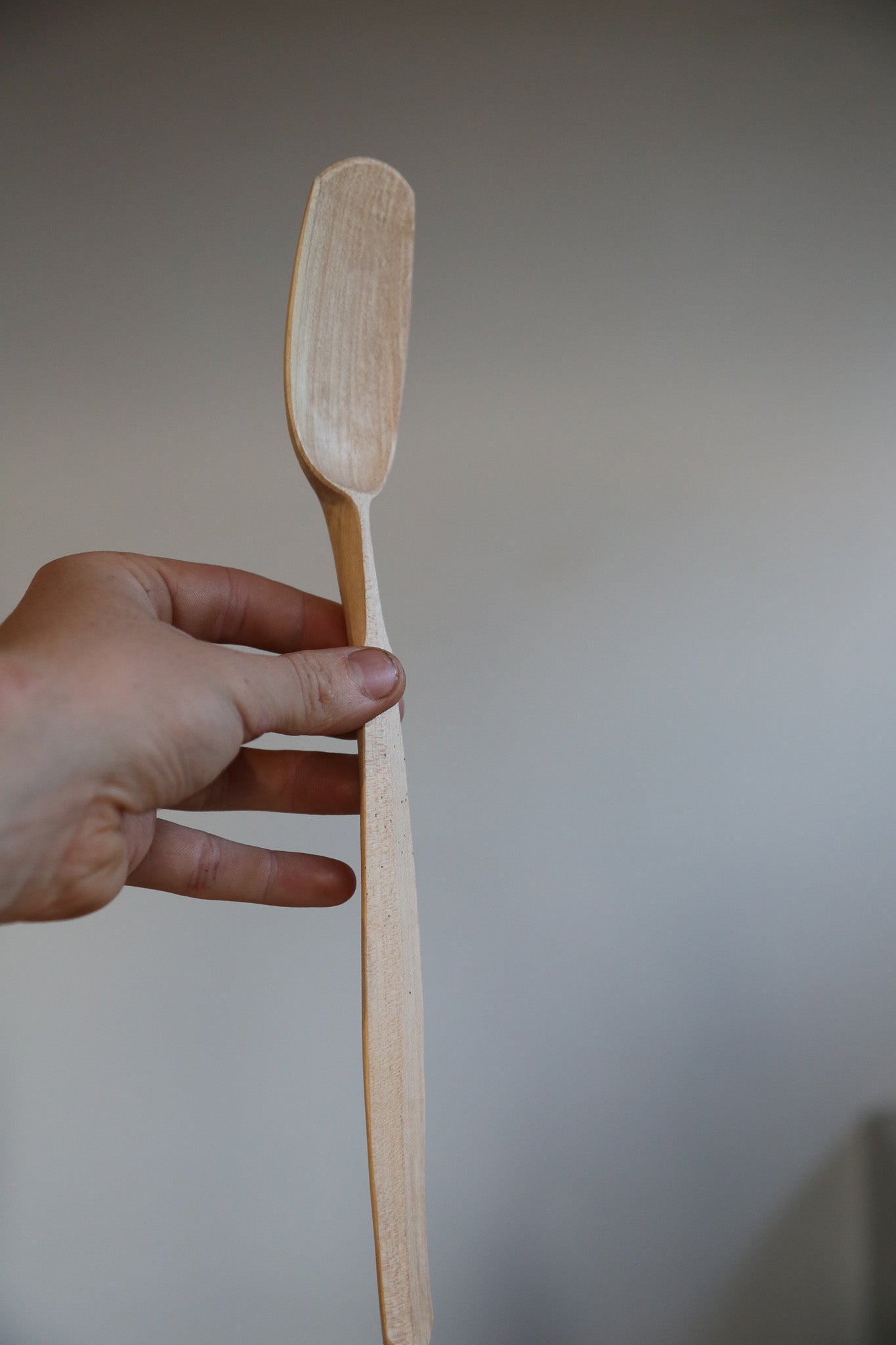 Long Sycamore Cooking Spoon
