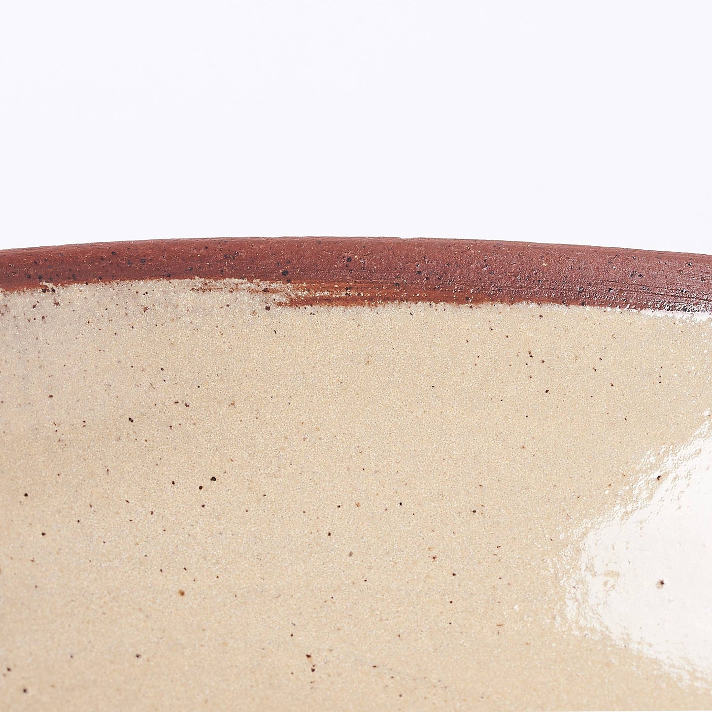 Handmade Contemporary Terracotta Cup With Coloured Glaze