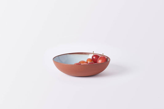 Handmade Modern Rustic Terracotta Large Deep Bowl