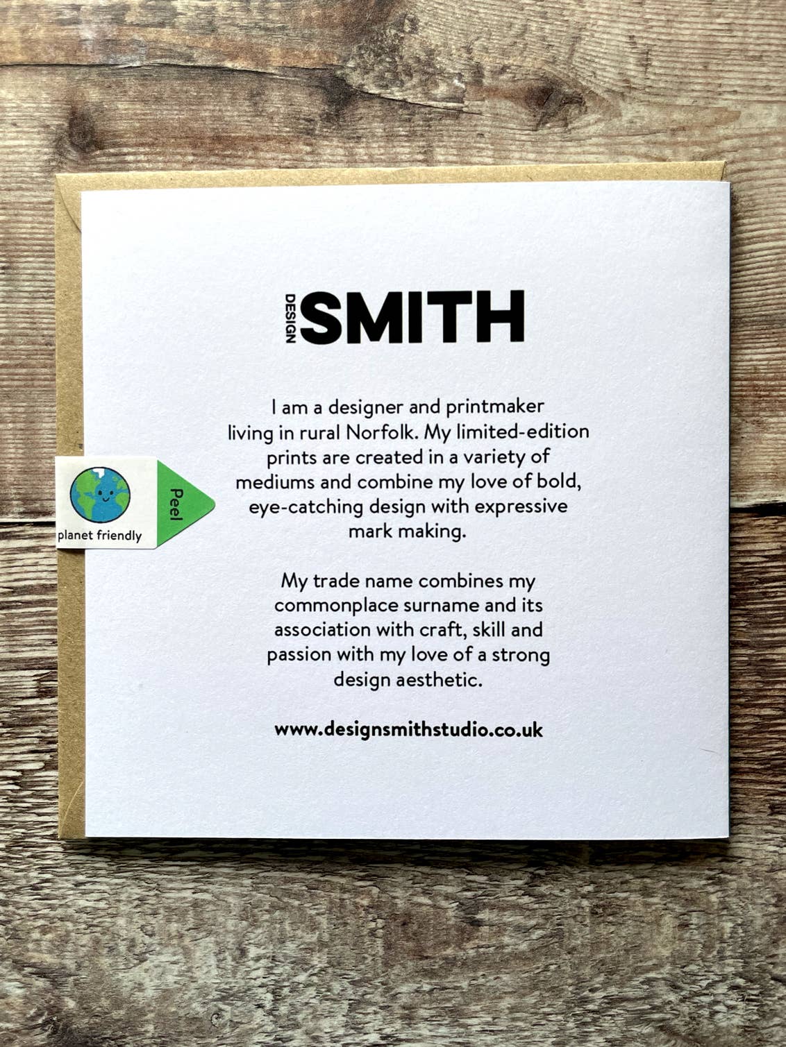 Green Fingers - blank greetings card