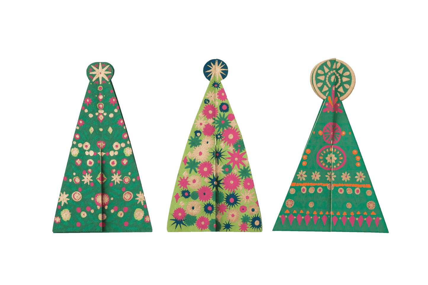 Star Tree Greeting Card
