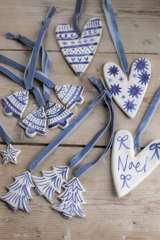 Noel- Heart Christmas Decoration