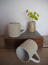 Load image into Gallery viewer, White textured mug
