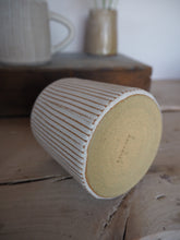 Load image into Gallery viewer, White textured mug
