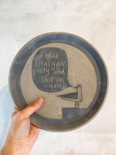 Load image into Gallery viewer, “I will steal your PASTY &amp; shit on you” seagull plate
