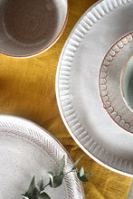 Load image into Gallery viewer, laura lane stoneware herringbone large serving plate 
