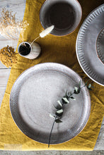 Load image into Gallery viewer, laura lane stoneware herringbone large serving plate 
